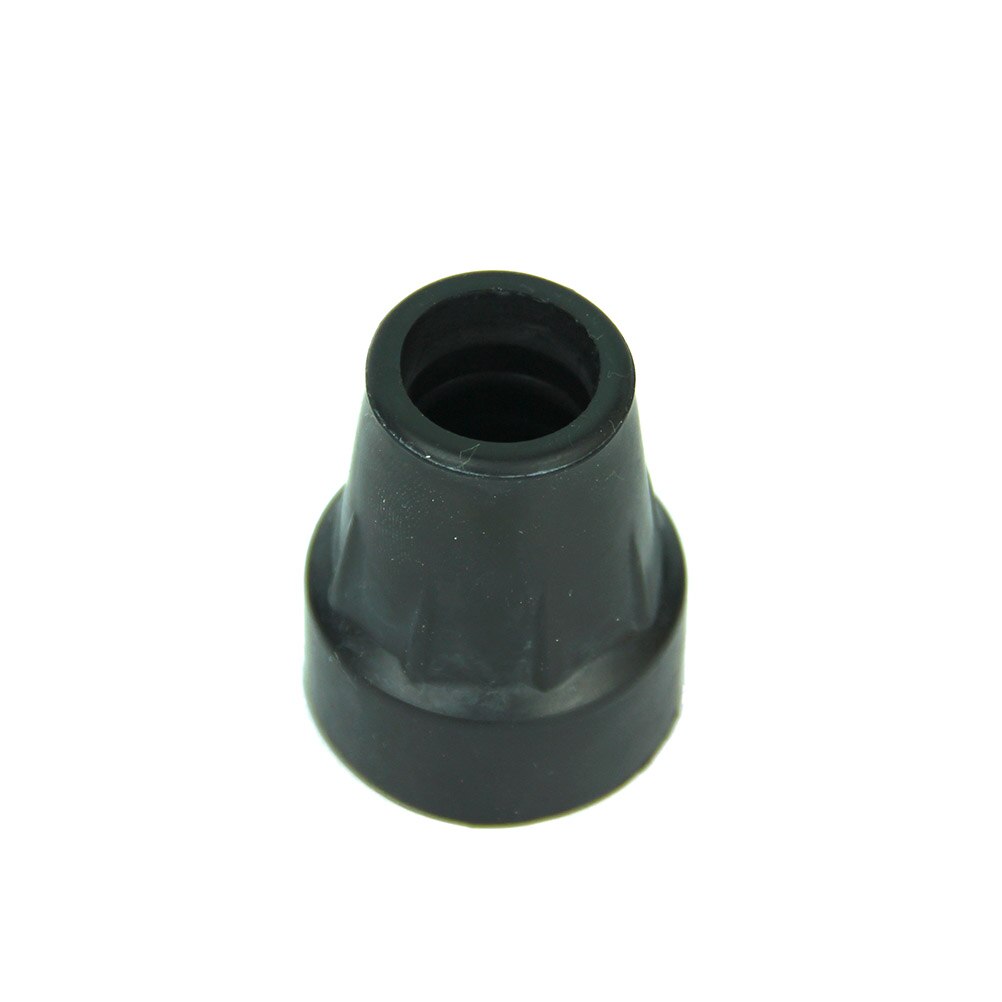1PC 19mm Rubber Walking Hiking Stick End Cover Tips Cane Crutch Pad Rubber Heavy Duty Metal Ferrule End Bottom
