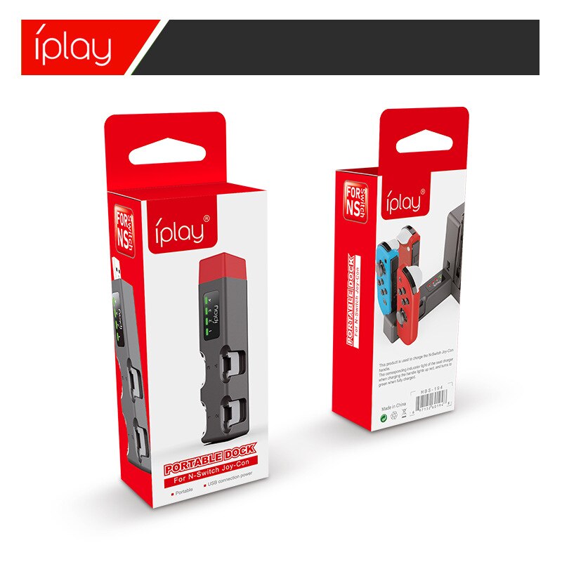 For Nintendo Switch OLED Portable Mini USB Small Four Charger JoyCon Left And Right Small Handle Seat Charging Base Charger