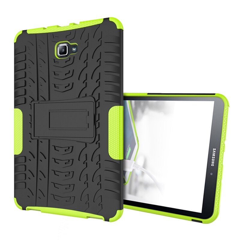 Coque pour Samsung galaxy Tab A6 SM-T580 TAB A SM-T585, étui en TPU + PC pour tablette T580, 10.1,: green