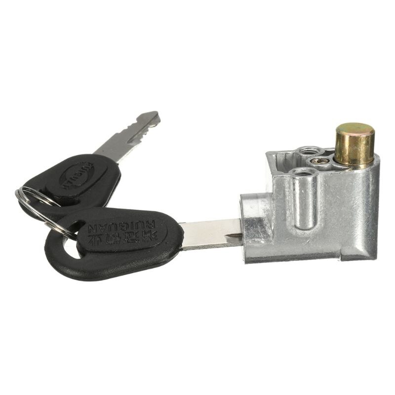 E-sykkel motorsykkel scooter batterilås lås sylinder sylinder  + 2 pckey nøkkel de