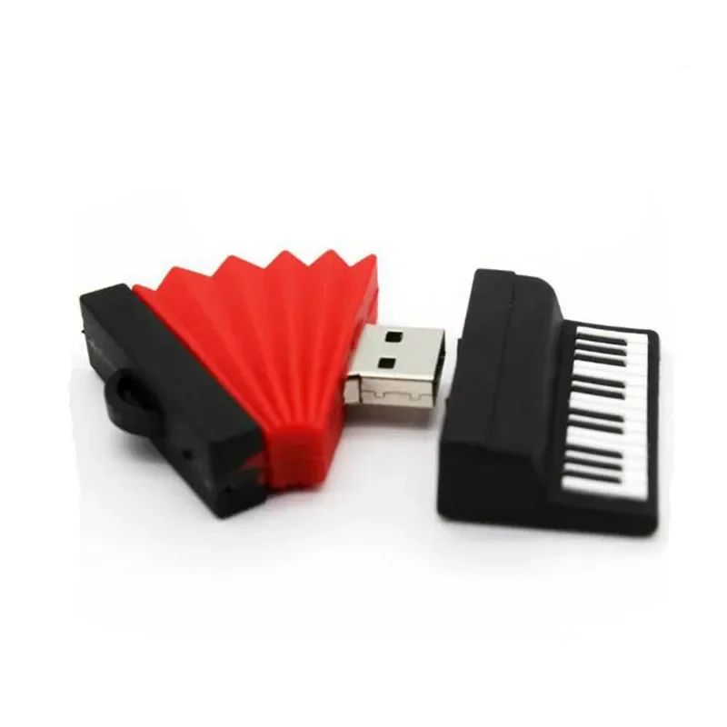 Cartoon USB Flash Drive Musical Instrument Accordion USB Stick Memory Stick 4GB 8GB 16GB 32GB 64GB U Disk: black / 120GB