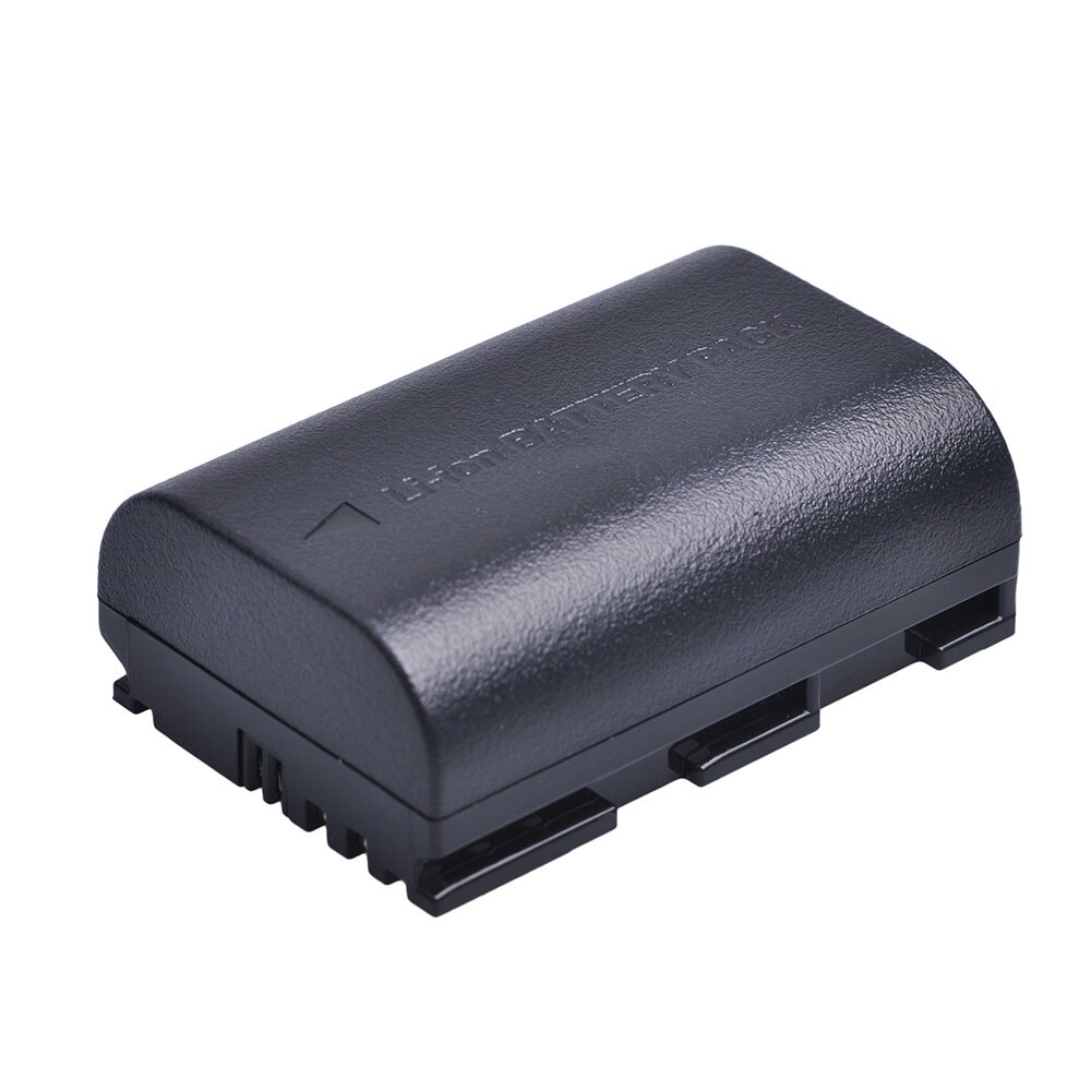 2650 mah lp -e6 lp-e6n batteri + lader for canon eos 6d 7d 5d mark ii iii  iv 5d 60d 60da 70d 80d 90d 5ds r5 r6 xc10 xc15