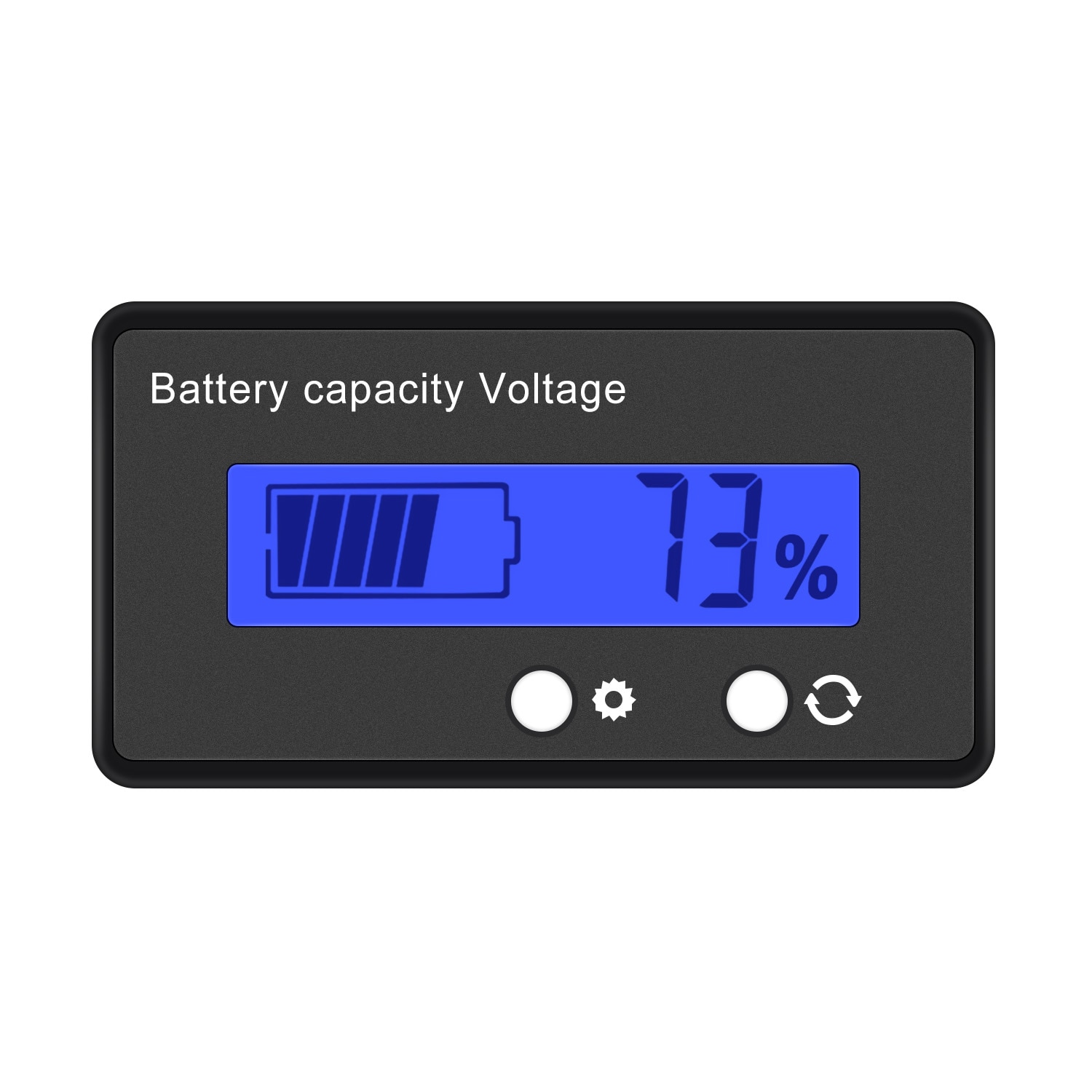 Batterij Detector Lcd-scherm Capaciteit Monitor Gauge Meter Lood-zuur Batterij Status Indicator Lithium Batterij Capaciteit Tester