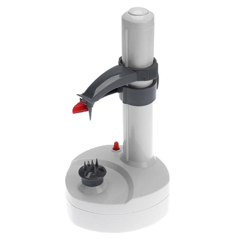 Éplucheur électrique multifonction pour fruits et légumes, en acier inoxydable, automatique, pommes de terre, cuisine, ustensile de cuisine: white  Normal versio / LES USA