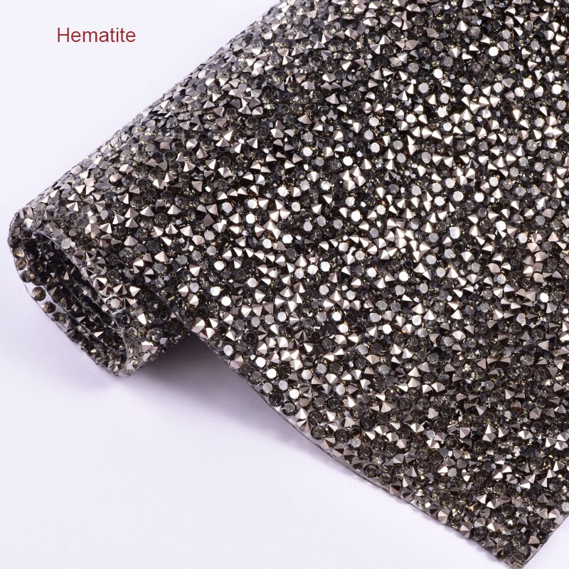 Tissu à strass brillants, 8 couleurs, 24x40cm, pour confection de robes pour nouvel an, DIY, , F0331