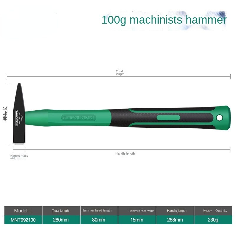 Martillo con herramientas de construcción Kerner Sturm, máquina de mano, martillo inverso, martillo de construcción, martillos neumáticos: 100g
