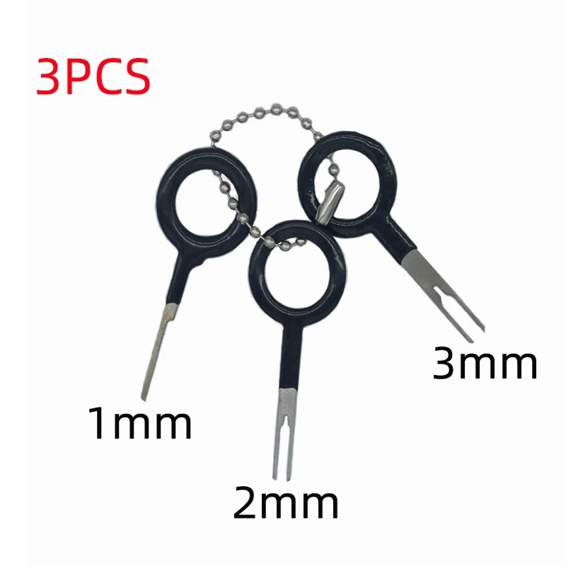 3pcs-100pcs Car Terminal Removal Tool Wire Plug Connector Extractor Puller Release Pin Kit For CarPlug Auto Repair Tool