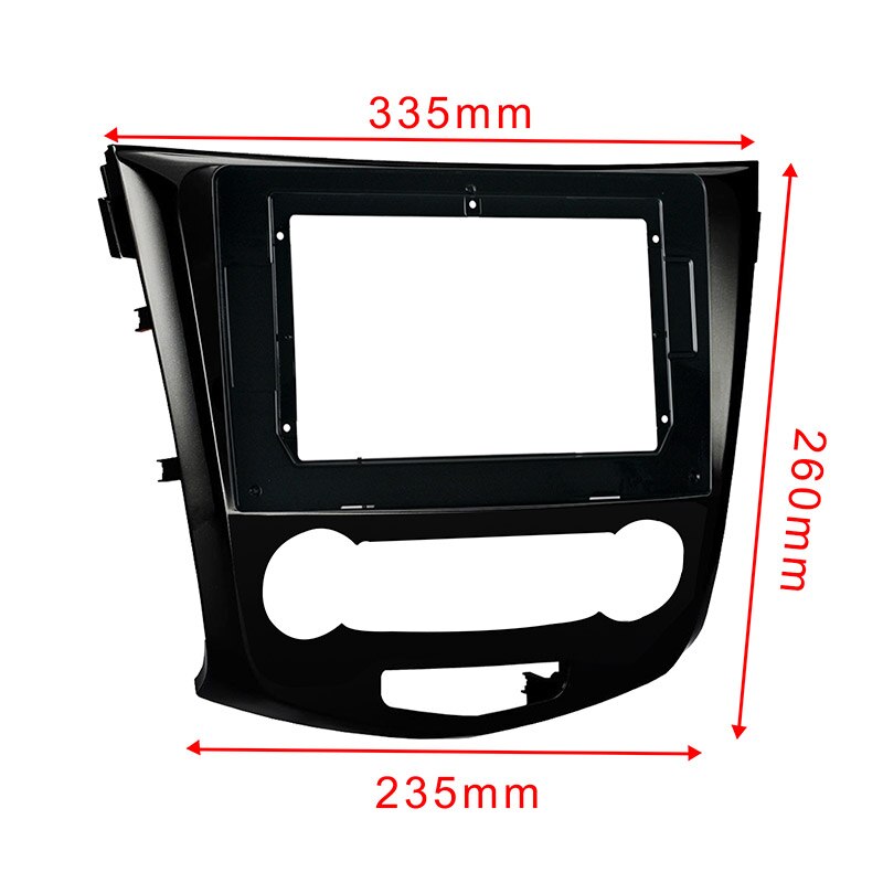 10.1 Inch Car Fascia For Nissan Qashqai Dashboard Mount Installation Fascias Panel In-dash Double Din Car Dvd Frame