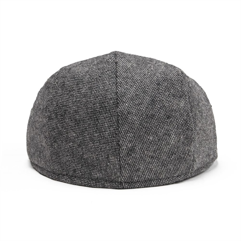Jangoul liten storlek barn ylle tweed platt keps pojke flicka tidningspojke kepsar spädbarn småbarn barn ungdom basker hatt grå 002