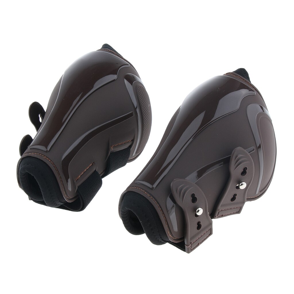 Horses Boots, Open Front Jumping Tendon and Hind Fetlock Secure Leg Protection,
