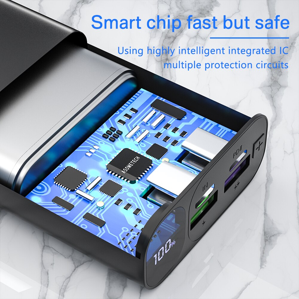 Power Bank 20000mAh Portable Charger 22.5W QC3.0 S... – Grandado