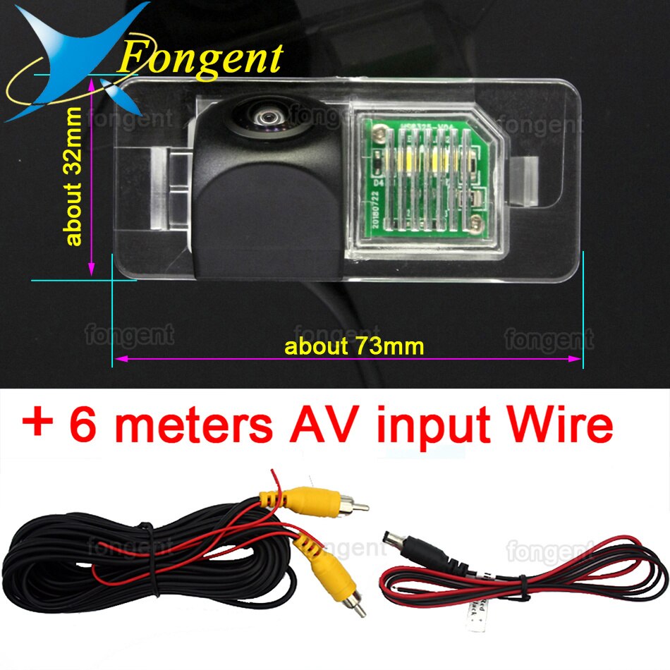 Caméra de recul Full HD AHD 1080P à lentille Fisheye, pour voiture BMW E38 E39 E46 E60 E61 E65 E66 E90 E91 E92 X3 X4 X5 X6: fish eye