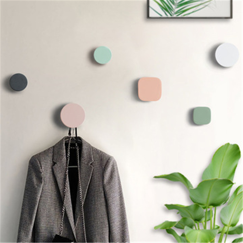 Muur Haken Kapstokken Wandkapstokken Hoed Haken Key Box Muur Hangers Ronde Haak Huishoudster Op Muur Enkele of 4 Stuks Pack