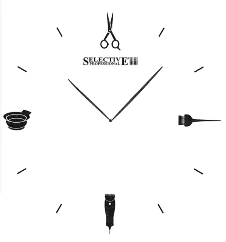 Herramientas de corte de pelo simples de EVA reloj de peluquería DIY acrílico 3D pegatinas de pared Relojes estéreo personalizados