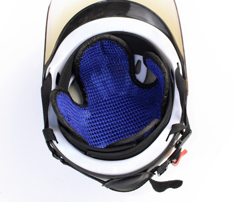 Motorcykelhjälm inre kuddar andas skoter motorcykel 3d honeycomb mesh moto hjälm kudde buffert hjälm kuddar
