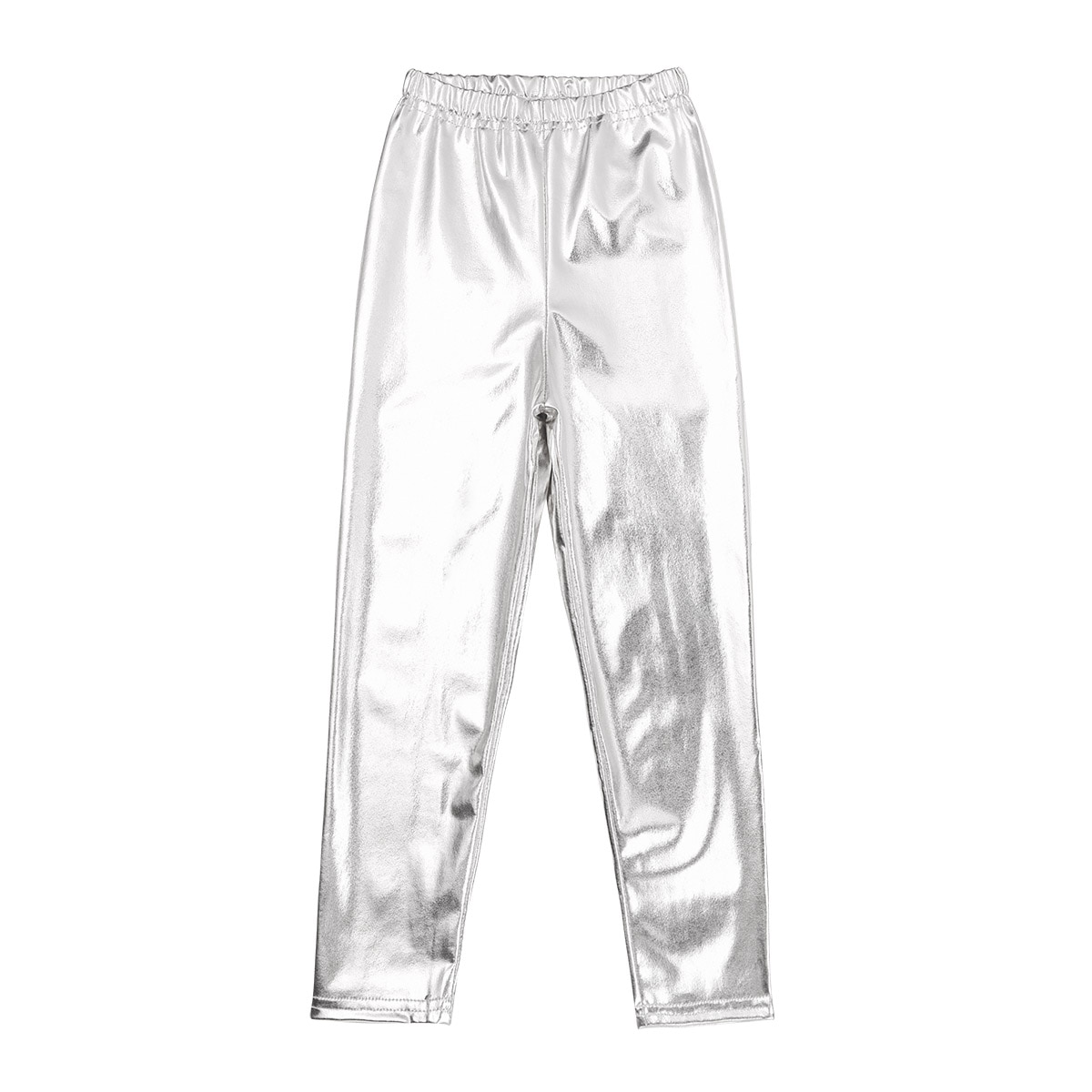 Kids Meisjes Leggings Broek Broek Shiny Metallic Skinny Dance Pant Optredens Kostuums Kinderen Dans Potlood Broek