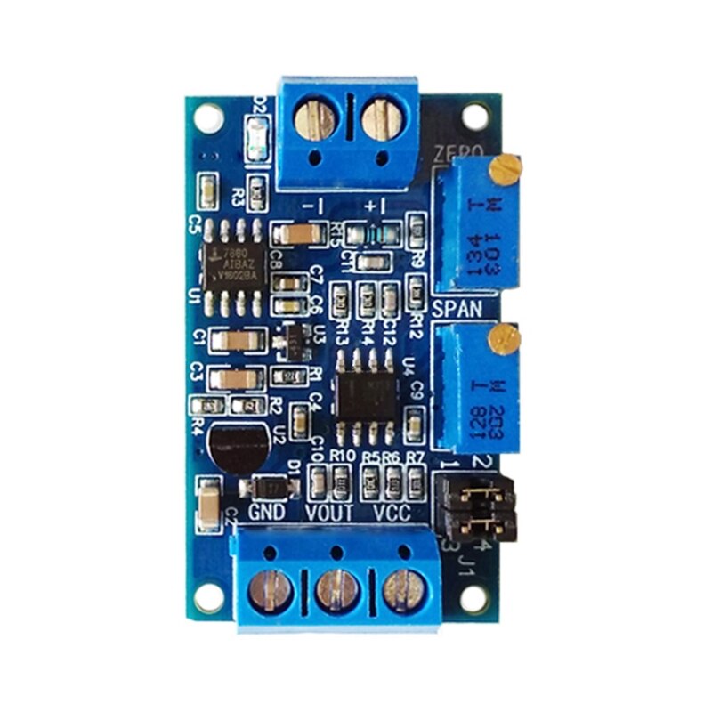 Current To Voltage Module 0/4-20mA To 0-3.3V 5V 10V Voltage Transmitter Y1AE