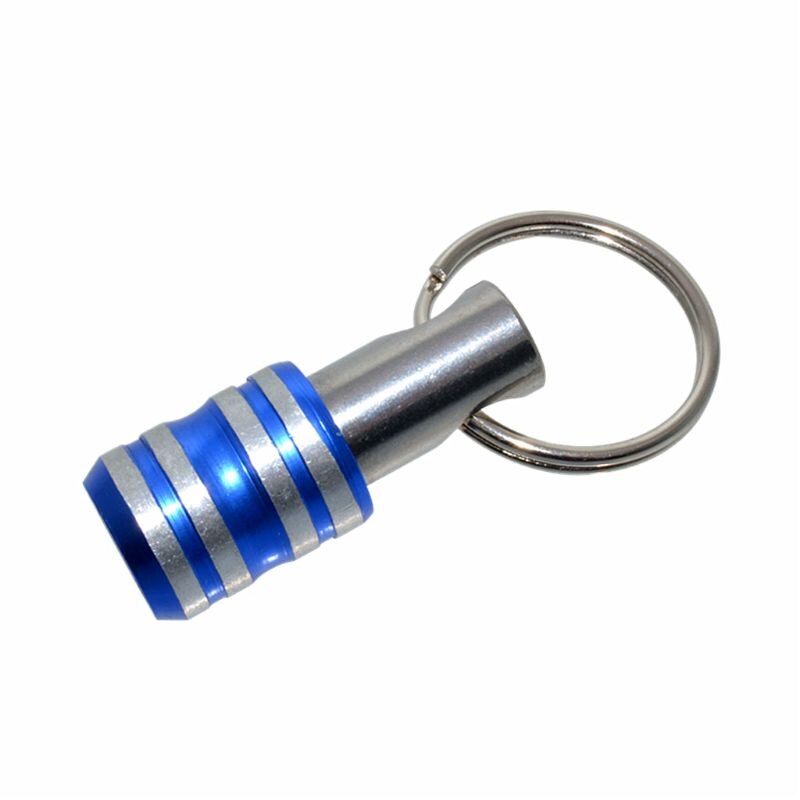 1/4inch Hex Shank Screwdriver Bits Holder Extension Bar Drill Screw Adapter Quick Release Keychain Easy Change: Sky Blue