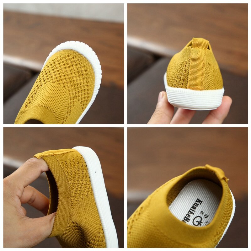 children's casual shoes boys and girls shoes candy color non-slip wear-resistant breathable one foot single shoes