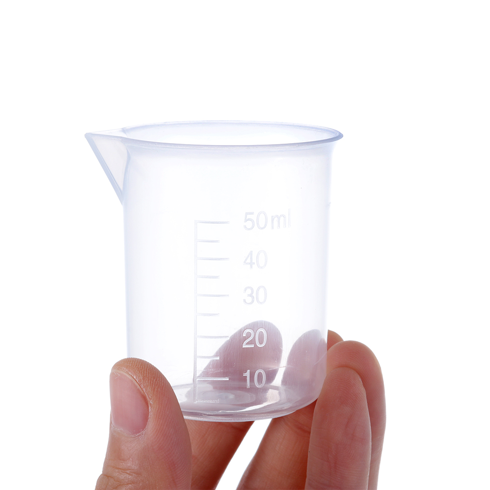 Laboratory Beaker Graduated Cup Plastic Measuring Cup Water Scale Bottle Kitchen Baking Supplies Measurement Tool