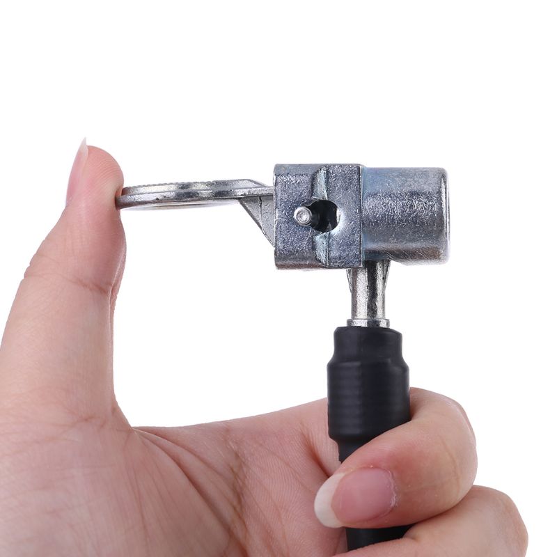 Mandrin à Air verrouillable avec tuyau d&#39;air et Valve de pneu Standard, adaptateur de tuyau de gonfleur d&#39;air à filetage fin, connexion à verrouillage par torsion