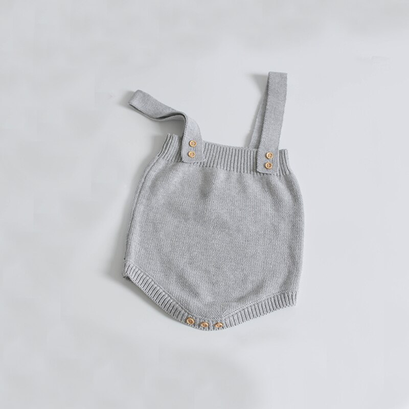 Hosenträger Baby Karosserie Gestrickte Baby Kleidung Baumwolle betroffen Baby Mädchen Kleidung Frühjahr Baby Junge Kleidung Baby zur Seite fahren strampler: baby clothes 3 / 6-12M