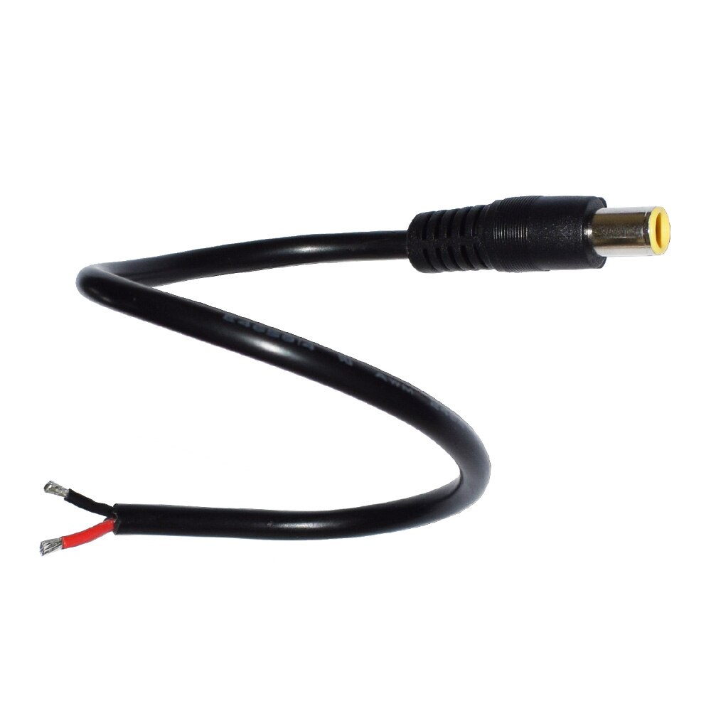 Cabo conector macho de energia dc 8.0mm com adaptador dc 8mm, compatível com der 11 polegadas/28cm, carregador portátil para gerador