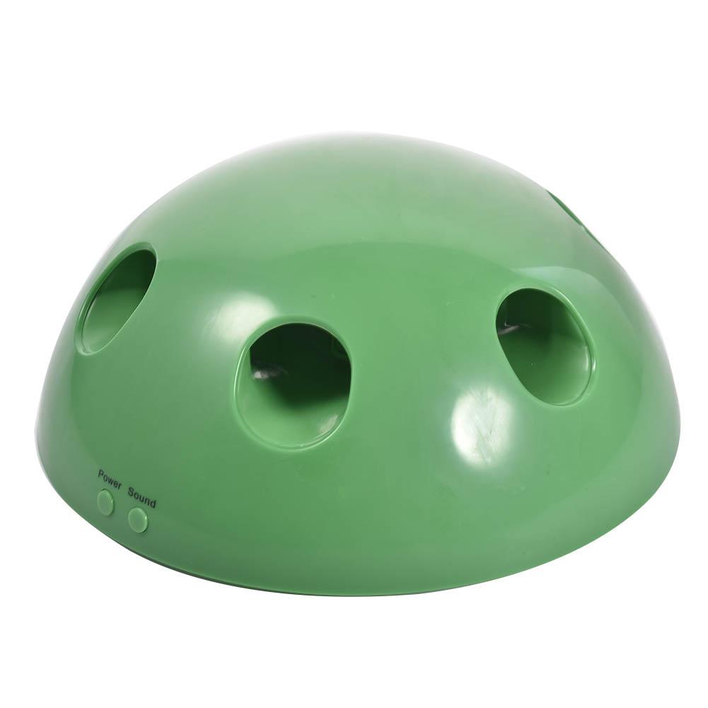 NPLAY Cat Toy Funny Carnival Game For Kitty Pet Includes Interchangeable Mouse &amp; Feather Pet Supplies