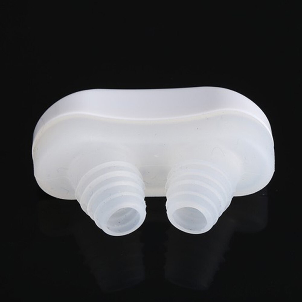 Sleep Anti Schnarchen Nase clamp Silicone magnetic Anti snoring nose Clips breathing stop snoring apnea Anti snoring clamp devi: white
