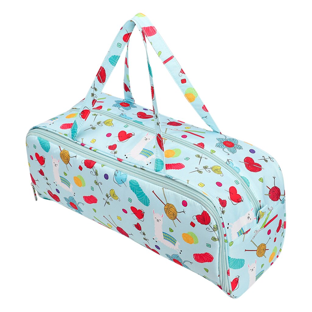 Travel Knitting Bag Crochet Needles Hooks Shoulder Bag Yarn Wool DIY Crafts Sewing Storage Handbag Tidy Organizer: Style 3