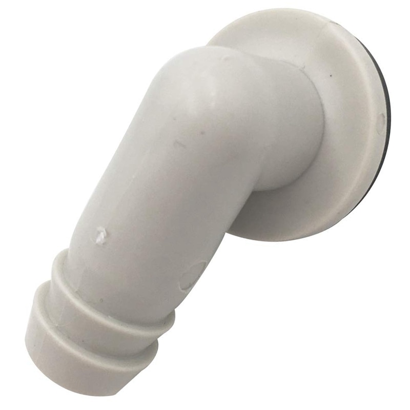 AD-Air Conditioner Ac Drain Hose Connector Elbow Fitting with Rubber Ring for Mini-Split Units and Window Ac Unit 3/5 Inch(15Mm)