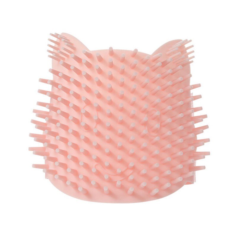 Cat Self Groomer Wall Corner Massage Comb Cat Corner Groomer Brush Handheld Cats Comb Cat Grooming Supplies: Pink / 12.6x5.12 inch
