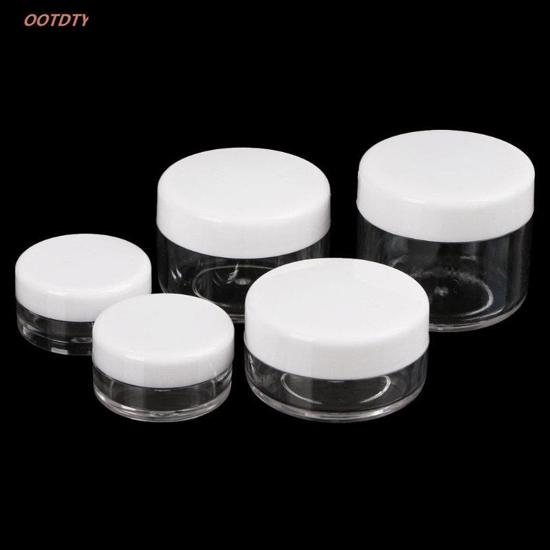 Mini pote de maquiagem cosmética, recipiente útil para viagem, de creme e cosméticos