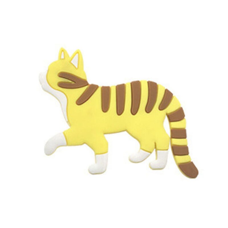 Home Multifunctional Lovely Cartoon Cat Fridge Magnet Hook Refrigerator Magnetic Sticker Hooks: 4