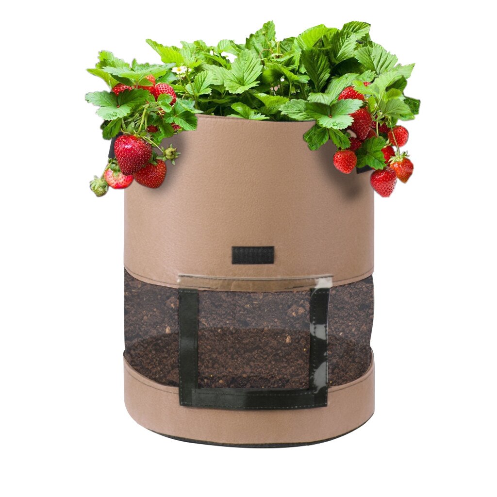 Potatoes Tomatoes FeltCloth Pots Garden Planting Bag Garden Planting Container Growth Bag Indoor and outdoor DIY Gardening Tools