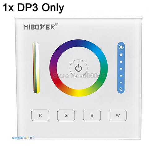 MiBOXER DC12-24V DL5 mando a distancia DALI IEC62386 señal de 180W/12V 360W/24V 5 en 1 atenuación/RGB/RGBW/RGBWW/AAC controlador de tira LED: DP3 Only