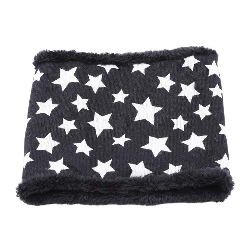 Herfst winter baby warmhoudsjaal vijf sterren print babysjaal jongens en meisjes katoen kinderen stippen print ring kinderen lus sjaals