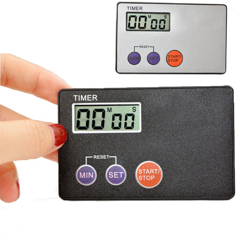 Draagbare Magnetische Digitale Koken Timer Grote Lcd Timer Terug Countdown Keuken Gadgets Koken Tool