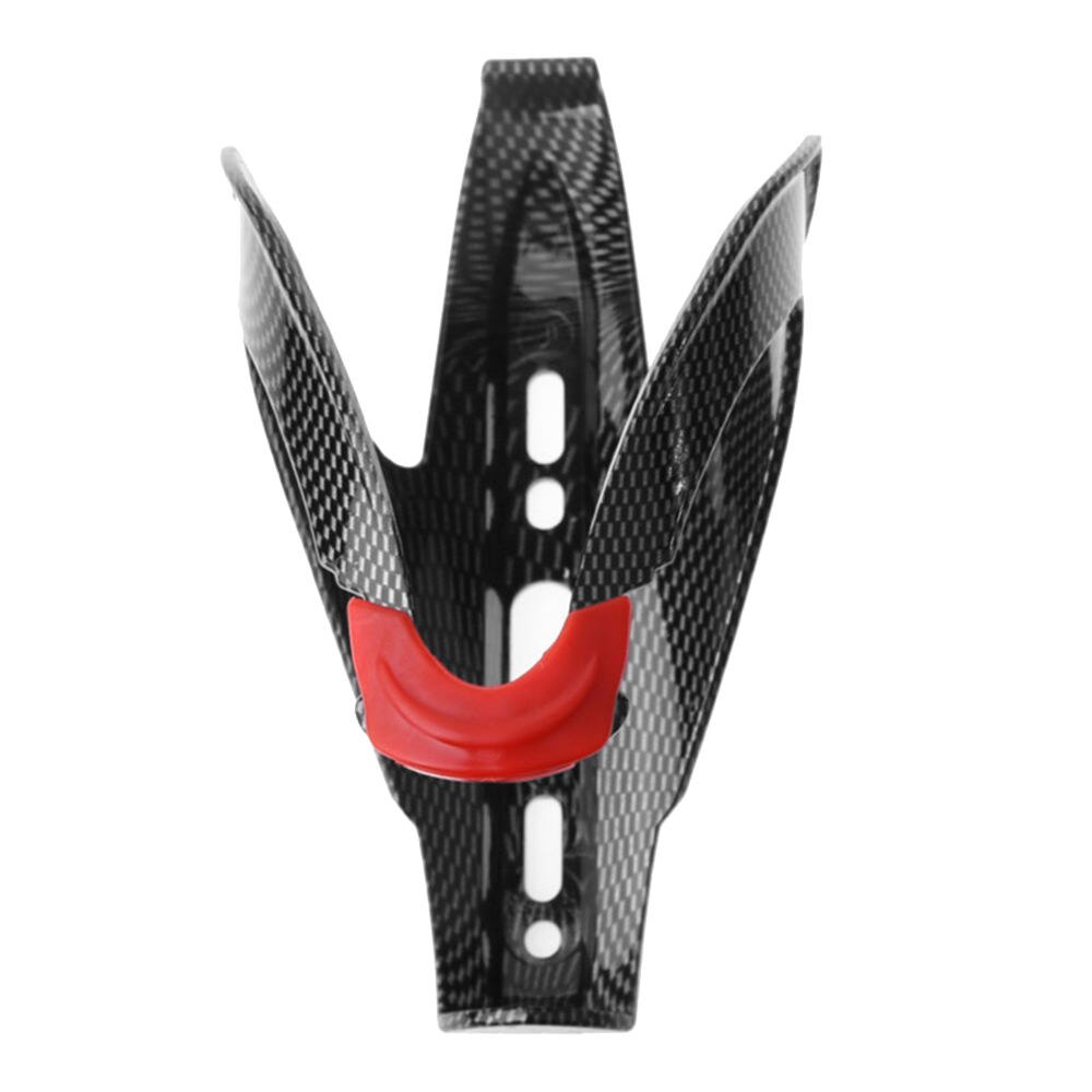 2 stuks racefiets bidonhouder carbon fiber glas bidonhouder bidonhouder fietsaccessoires bidonhouder: Rood