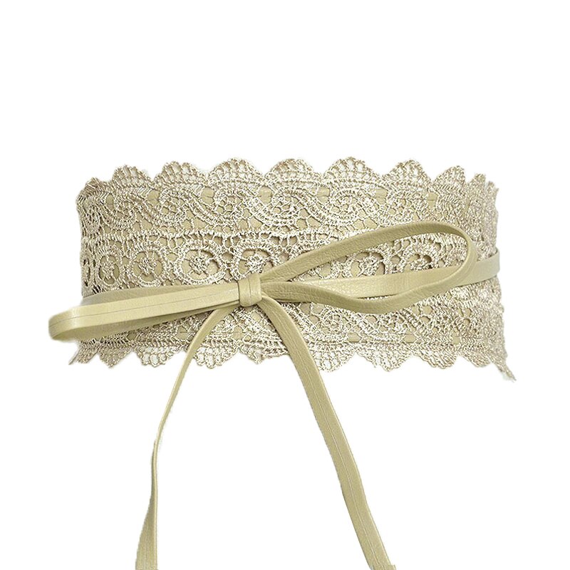 Ceintures en Faux cuir dentelle femmes | Ceintures à la , Ceinture large femme, nœud papillon, Ceinture de taille Boho