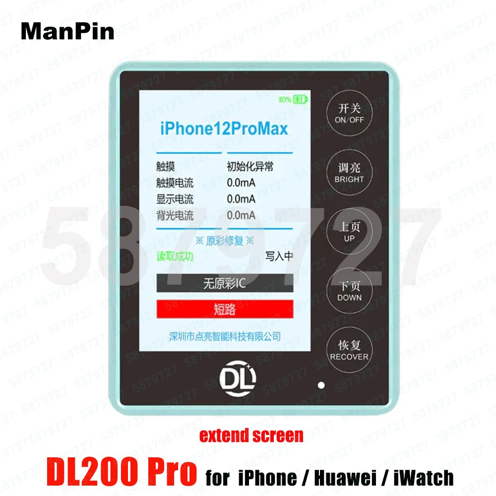 Testeur d&#39;écran LCD DL200 Pro, pour iPhone 12 Mini MAX 11 XS XR 8 7 6S Plus, Huawei iWatch, True Tone, test tactile 3D