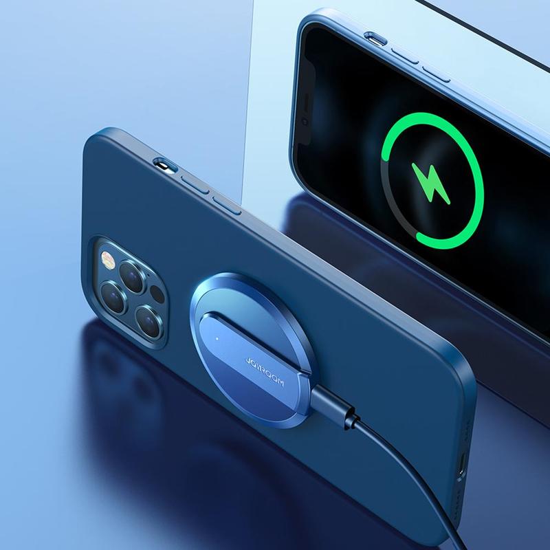 15W Magnetic Wireless Charger - For iPhone, Fast Qi Charging Pad - Compatible with Samsung