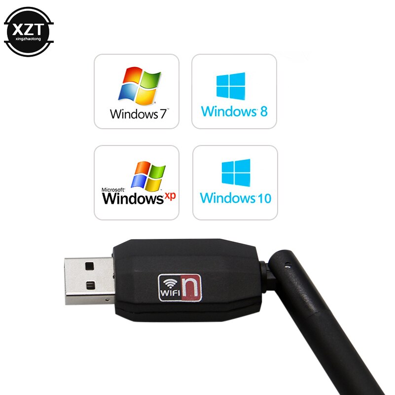 Usb adattatore 150Mbps Wifi Antena Adattatore Usb Wi-Fi MT7601 Wi-Fi Dongle Scheda di Rete senza fili Ricevitore file Wai Wi Fi lan Ethernet