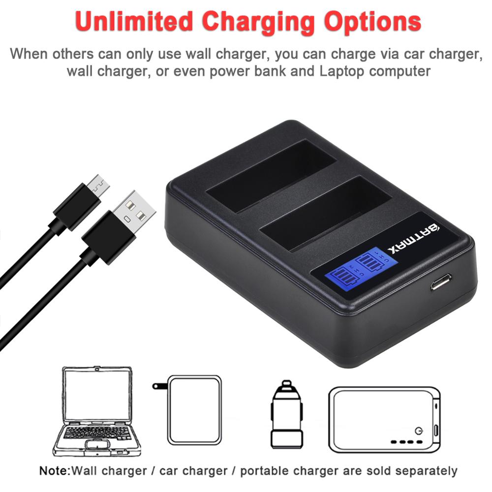 Batmax EN-EL14 EN-EL14a Batterij Akku + Lcd Usb Dual Charger Voor Nikon P7800,P7700,P7100,P7000, d5600, D5500,D5300,D5200,D5100,D3200