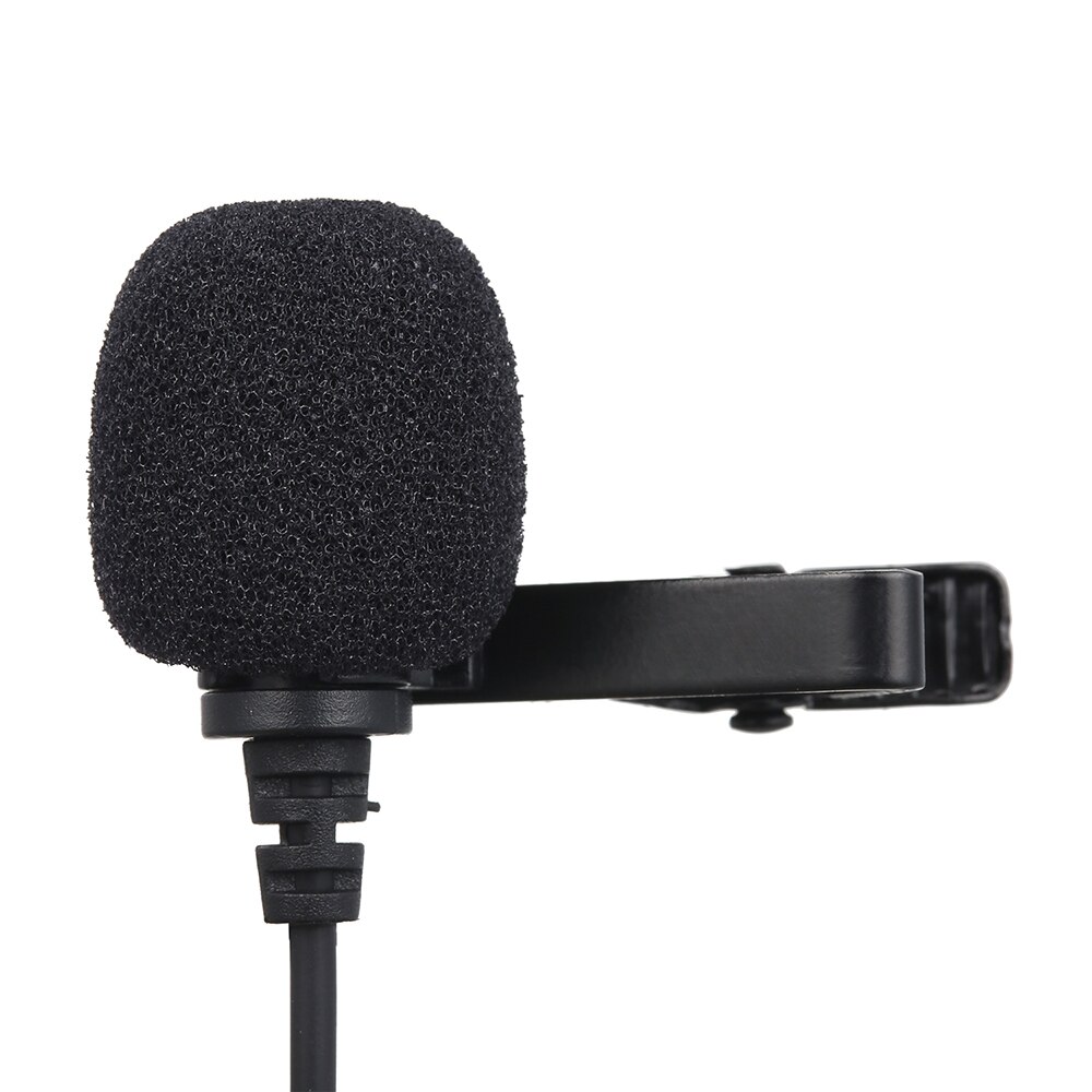 3.5mm Recording Microphone Lapel Clip-on Mic Cellphones Clip Podcast Noiseless Microphone for Bloggers with 3.0m Wire: Default Title