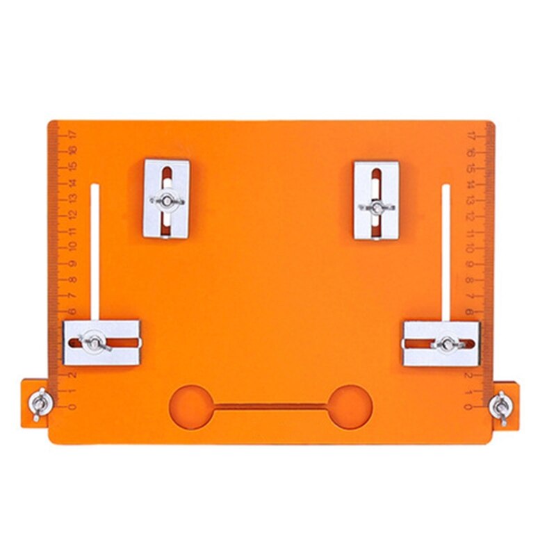 Portable Triangle Ruler High Precision Angle Ruler with Bottom Board Carpenter: 28x20cm bottom plate