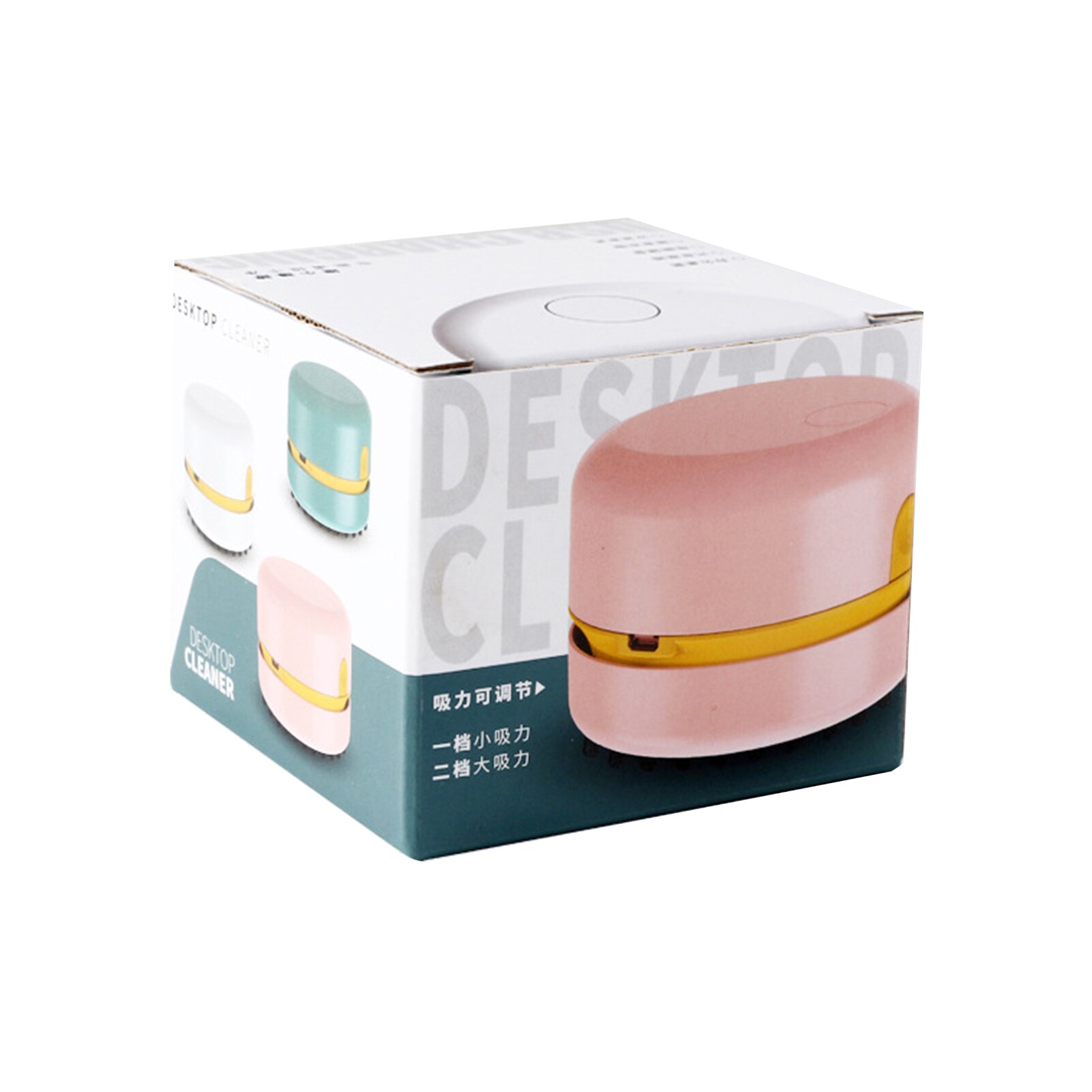 Desk Mini Vacuum Cleaner 360 Rotatable USB Rechargeable Desktop Mini Table Vacuum Cleaner Handheld 360º Rotatable Cute