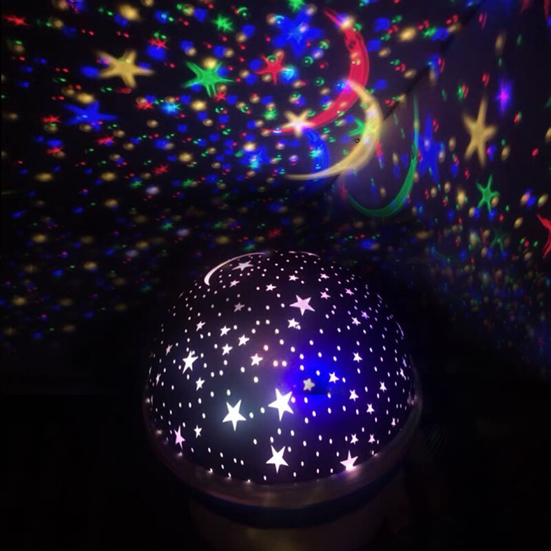 Novelty Luminous Toys Romantic Starry Sky LED Night Light Projector Battery USB Night Light Birthday Toys For Children