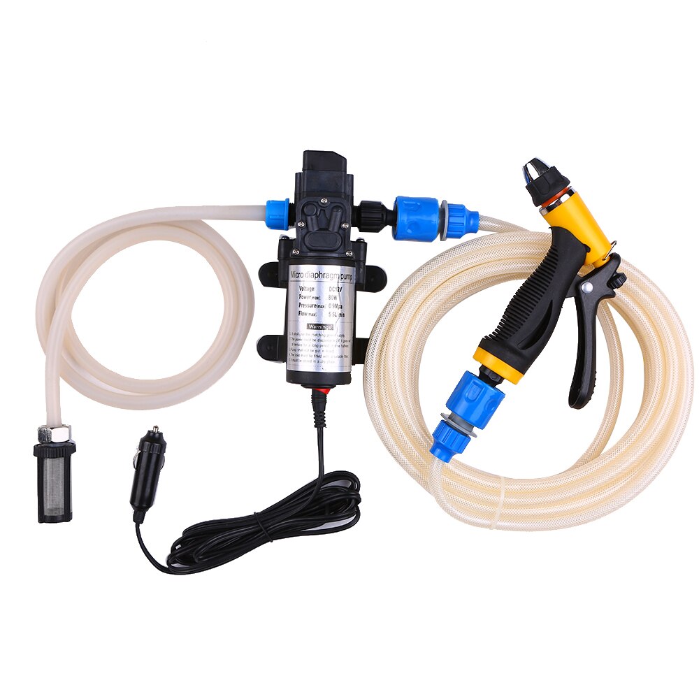 12 V 80W High Pressure Electric Car Washing Pump Car Washer Pump High Pressure Washer Car Cleaning Tools