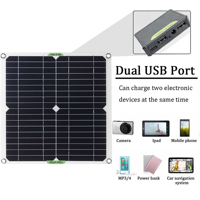 200W Solar Panel Kit 12V Battery Charger 100A with Controller Caravan Boat Solar Power System Kit For Home Outdoor Camping